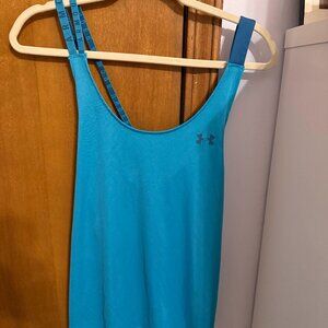Under Armour Women's HeatGear Racer Tank Dark Blue